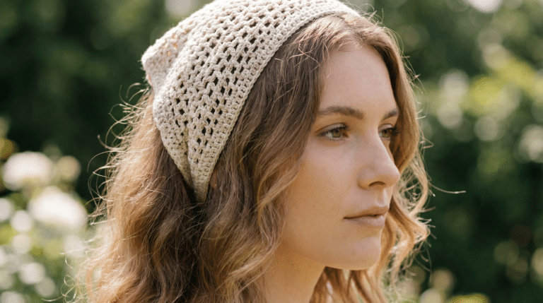 Bandana Crochê