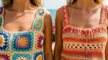 Blusas de crochê para o verão 2026: gráfico de modelos leves que garantem frescor