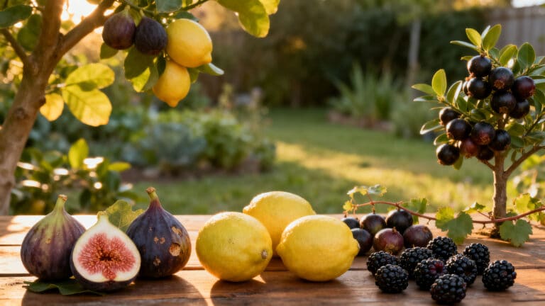frutas cultivadas em casa economia domestica figo limao jabuticaba amora jardim caseiro natural abundancia