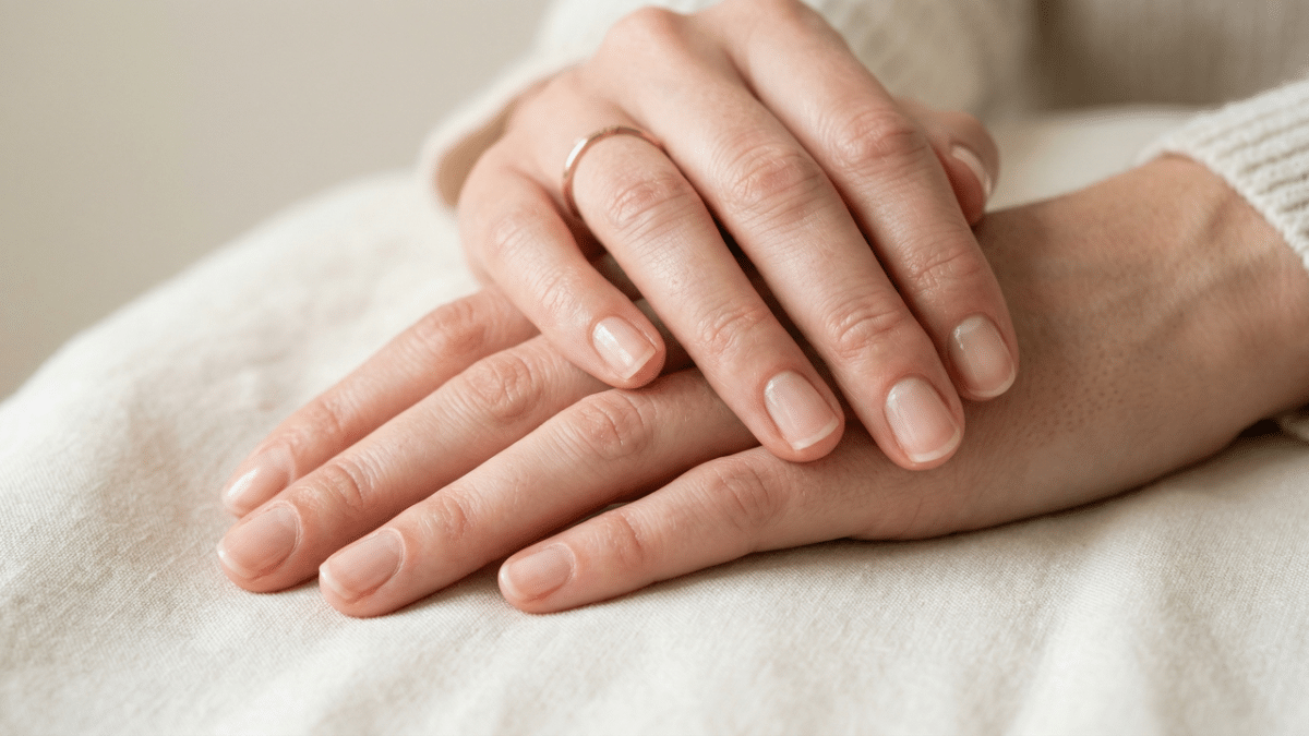unhas femininas com cutículas hidratadas