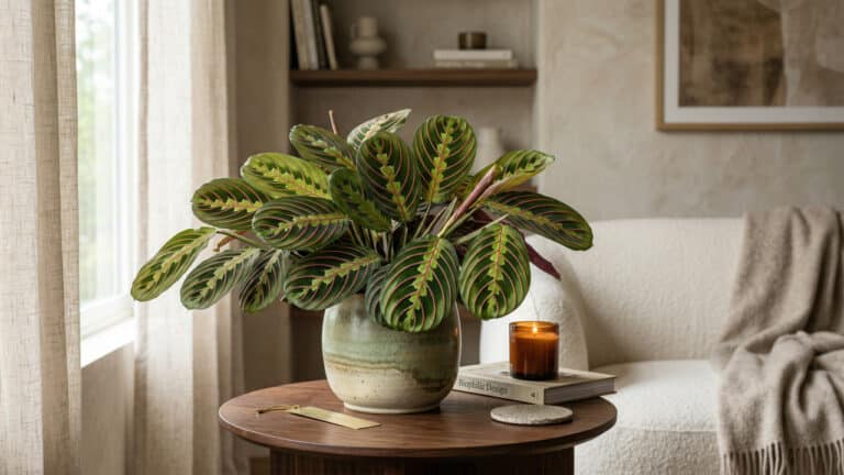 Planta maranta no vaso