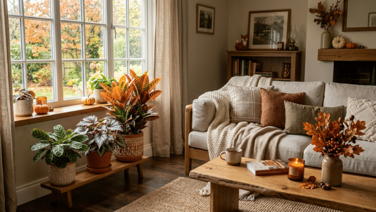 Sala com vasos de plantas