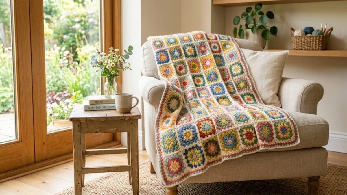 Squares de crochê: cinco formas de usar o quadradinho na decoração + gráficos
