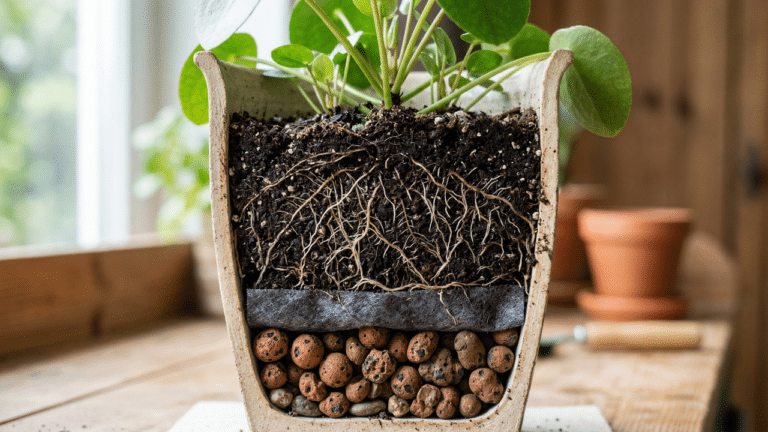 Vaso de planta interno