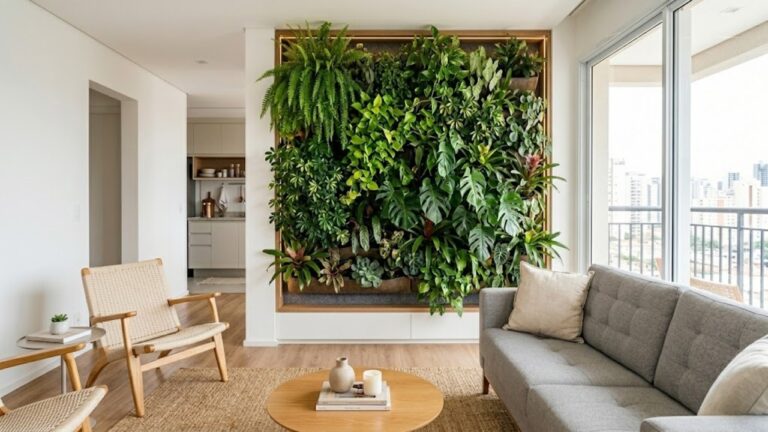 Sete opções de plantas para jardins verticais relaxantes em apartamentos pequenos