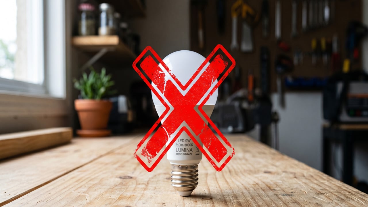 Adeus para as lâmpadas de LED nas casas