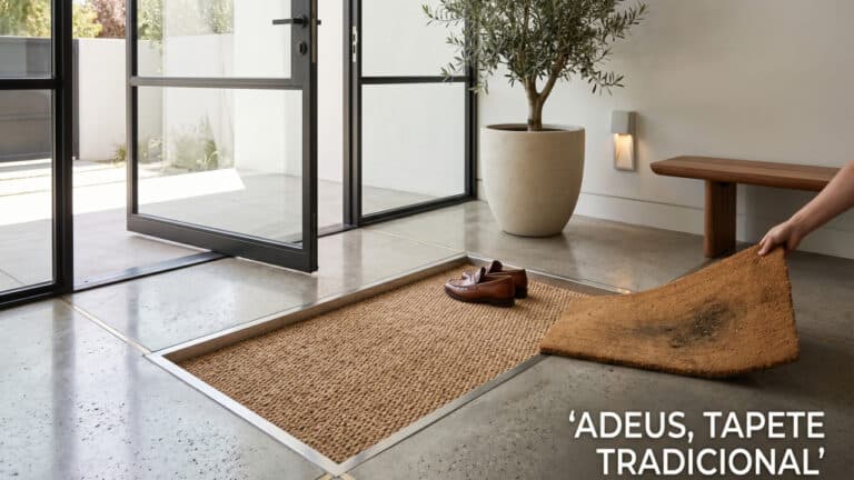 Adeus, tapete de entrada comum