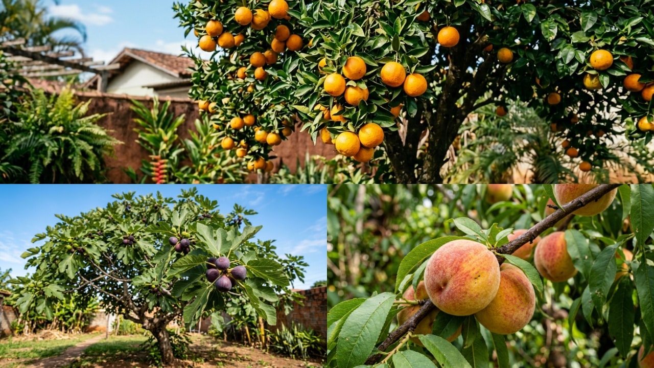 Árvores frutíferas autopolinisáveis