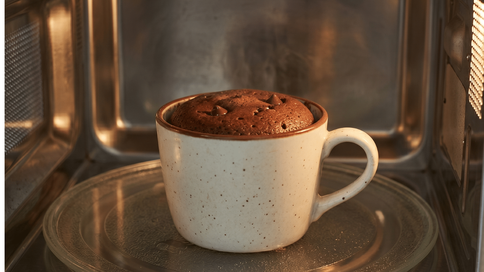 Bolo de caneca no microondas