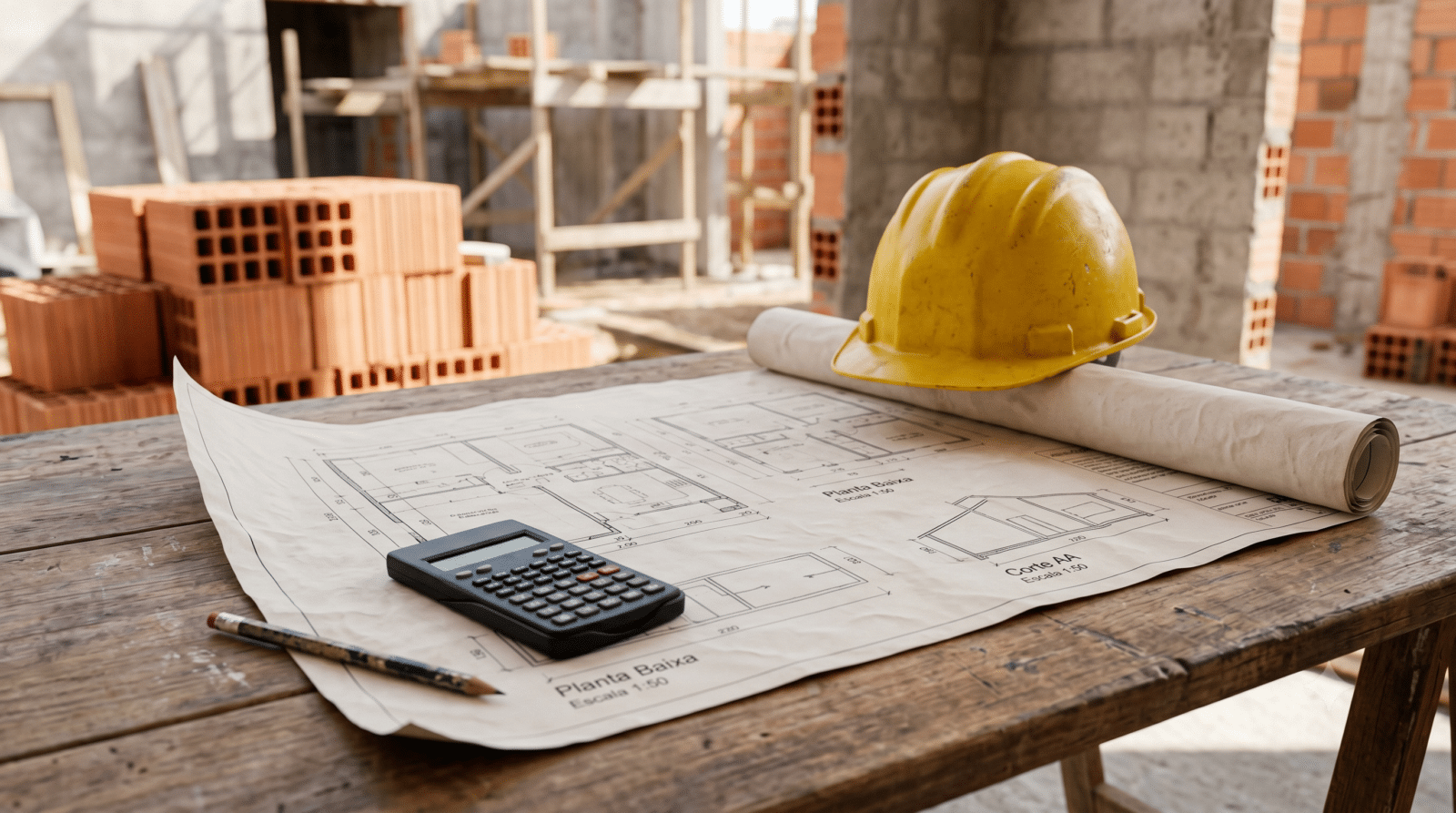 Projeto de planta para casa de 100m²