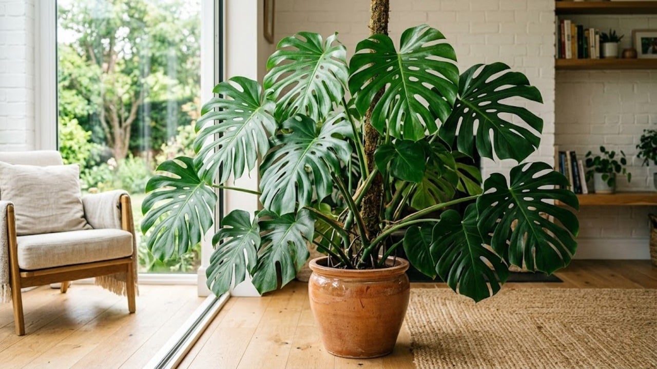 Conheça a mistura para dar brilho nas folhas da Monstera e devolver o viço natural