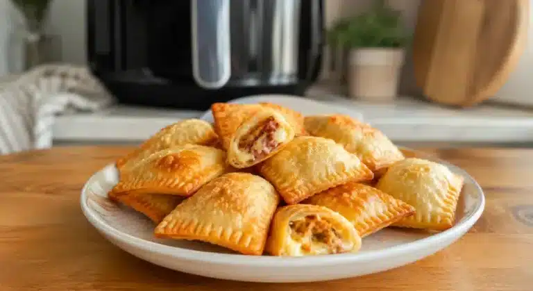 Pastelzinho de massa pronta na Air Fryer para servir em minutos